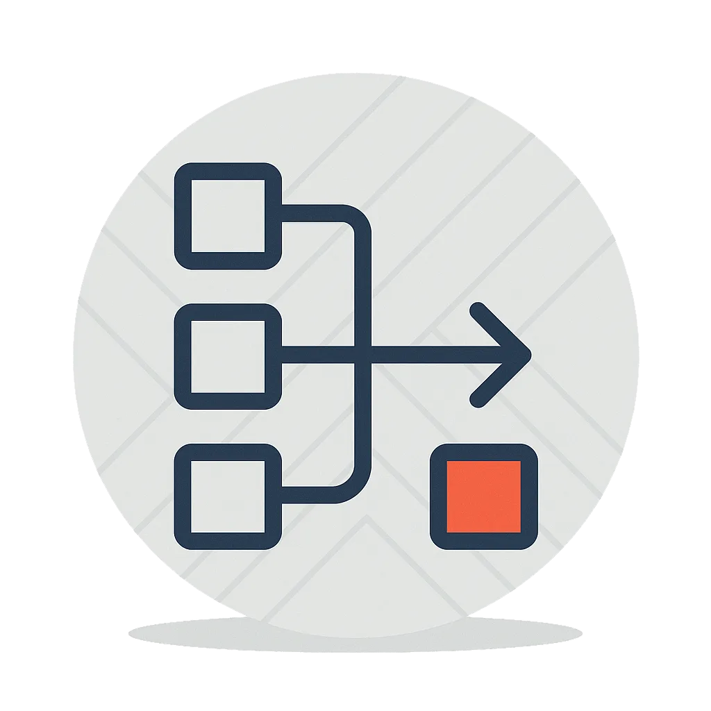 AI automation system illustration