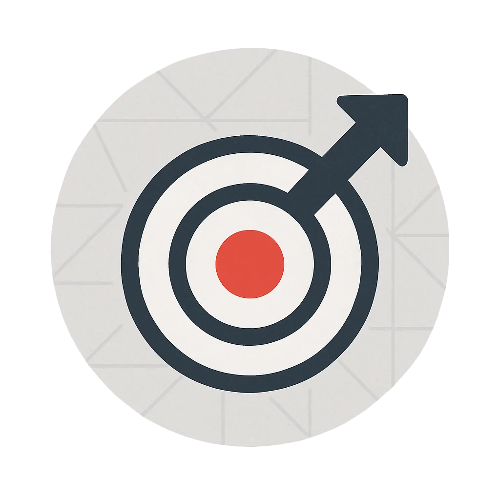 Geometric target illustration